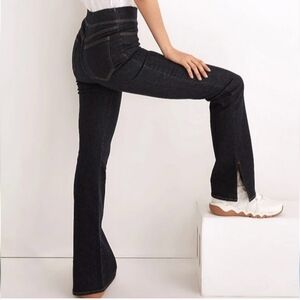 NWOT Madewell Dark Wash Skinny Flare Pull On Jean